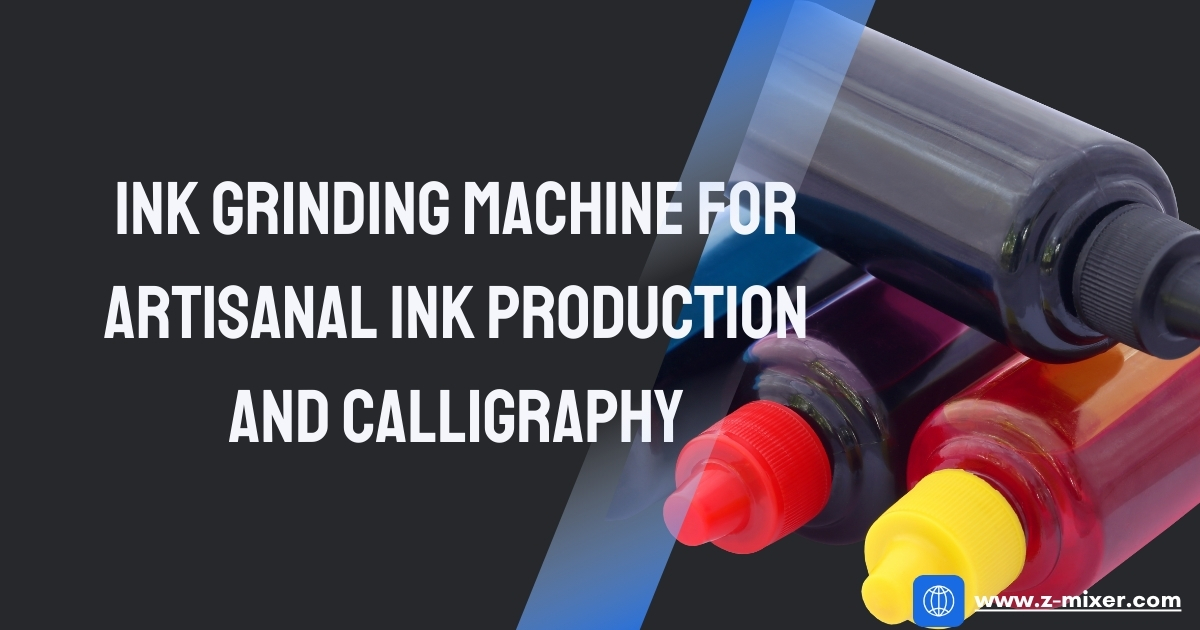 Ink Grinding Machine for Artisanal Ink Production and Calligraphy